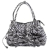 Journee Collection Womens Ruffled Accent Tote Bag