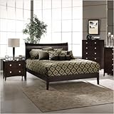 Tiburon Bentwood 4-Piece Platform Bedroom Set Size: King
