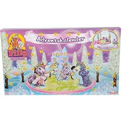 Simba 105957618 - Filly Ice Unicorn Einhorn Adventskalender bau dir eine Eislaufarena 2011, 50 x 31,5 x 5 cm