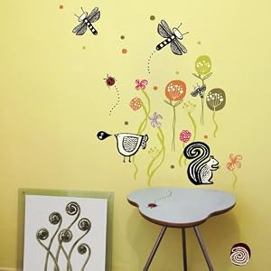 Garden Wall Graphics by Wee Gallery