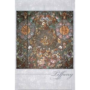 Canvas Gallery Wrap Louis Comfort Tiffany Stained Glass Butterfly Window Art Print Poster - 24x36 by Rich and Framous