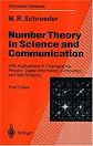 Number theory in science and communication: With applications in cryptography, physics, biology, digital information, and computing (Springer series in information sciences)