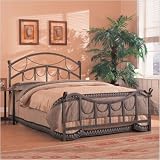 Newman Queen Headboard & Footboard in Antique Gold