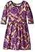 Marmellata Girls' Little Rose Print Knit Dress