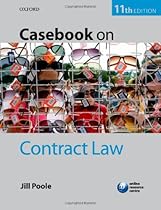 Casebook on Contract Law