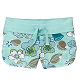 Girls' Mossimo Hibiscus Print Knit Shorts