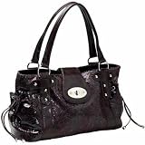 Brown Faux Snake Skin Purse