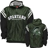 Michigan State Spartans Half Zip Pullover Hooded Jacket