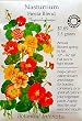 Nasturtium Fiesta Blend Certified Organic Seeds 15 Seeds