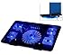Welltop&reg; Notebook Laptop cooling pads 5 Fans Laptop Cooler Laptop Cooling Rack Computer Fan Base Plate Pad Cooling Base Computer Game Cooling Pads laptop cooler Notebook Cooler