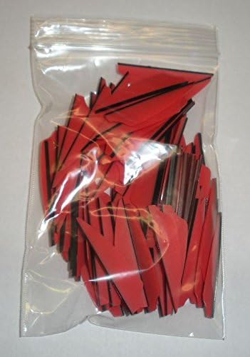 Fusion X Arrow Vanes 2.0" Red Pkg/100