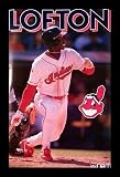 Kenny Lofton (Cleveland Indians) White Wood-Mounted Sports Poster Print - 24
