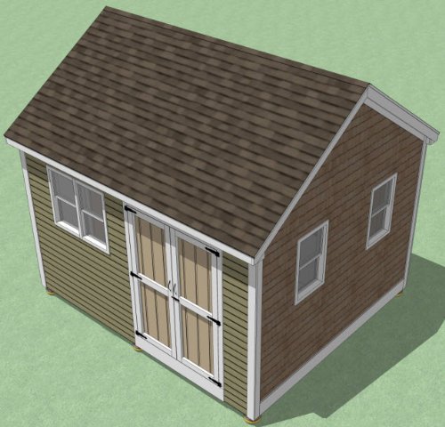 Features of 12x14 Shed Plans - How To Build Guide - Step By Step 