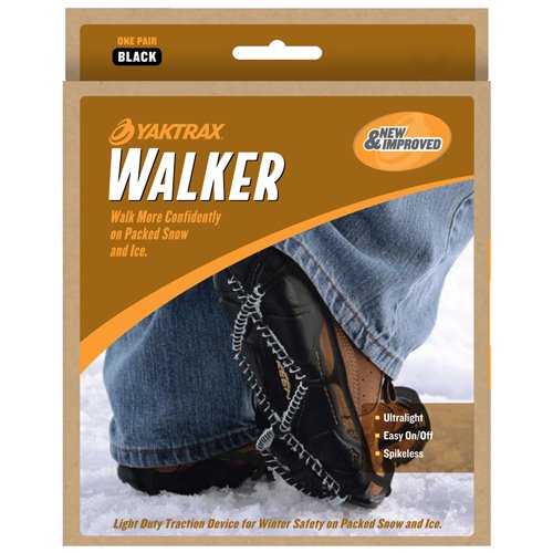 Buy Yaktrax Walker Traction Cleats for Snow and Ice,Black,Large online at Discounted New and Used prices. Delivered to your door with Off-The-Bookshelf.