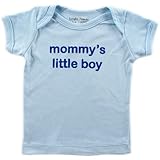 Luvable Friends Tee Top Mommy's Little Boy, Blue 3-6 Months
