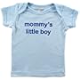 Luvable Friends Tee Top Mommy's Little Boy, Blue 3-6 Months
