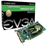 EVGA 512-P3-N956-TR e-GeForce 9500 GT 512 MB DDR3 PCI-E 2.0 Graphics Card