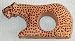 Kitchen & Housewares : Wood Wooden Hand Carved Animal Napkin Ring - Cheetah