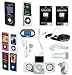 iPod nano 5G Accessories. Premium Essential Accessory Bundle for iPod Nano 5th Generation 5G: Leather Case + Hard Grade A Crystal Case + LCD FM Transmitter with Car Charger + Portable Foldable Speaker + Black Silicon Skin Case + Blue Silicon Skin Case + Pink Silicon Skin Case + Clear Silicon Skin Case + 2x Clear Skin Protector + USB Car Auto Charger + USB Home Wall Charger + USB Retractable Data Cable + 3.5mm earphone + Y-splitter + Crazyondigita