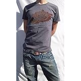 POP Tシャツ デザインもカッコイイし使える一枚! ロゴがドーンと来ると、むしろ清清しいデザイン Ｔシャツ Old Chicago (XL, MELANGEBLACK)