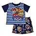 Paw Patrol Little Boys S/S Blue Pajama Top 2pc Pajama Short Set