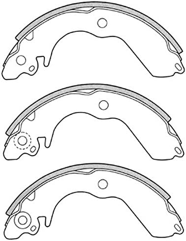 SB BS23712 - Japanese Manufactured, Premium Dust-less Brake Shoes