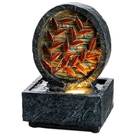  Desktop Water Fountain - Copper Leaf