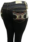 Women's Omega Skinny Stratch Jeans- Diva Circle Transition 7