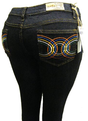 Women's Omega Skinny Stratch Jeans- Diva Circle Transition 7 product image