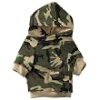 Casual Canine Cotton Camo Dog Hoodie, Small, Green