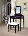 Coaster Moreland 5 Piece Counter Height Dining Set in Cappuccino