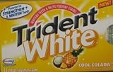 Trident White Cool Colada Chewing Gum 36-12 Packs