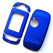 Sharp Sidekick III Rubberized Snap On Protector Hard Case Rubber Feel Leather Paint Cover Blue