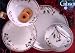 Dinnerware Set Dinner Set Christmas woodland Holiday Plates
