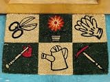 51pFPNZl85L. SL160  Printed Coco Coir Doormat Garden Tool Design