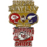 Kansas City Chiefs Historic Super Bowl Pins - Super Bowl IV