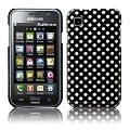 PrimaCase - Lunares (Negro & Blanco) - Funda Carcasa tapa dura Hard Case para Samsung Galaxy S i9000 / Plus i9001