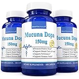 L Dopa Mucuna Pruriens Extract 150mg Brain Focus Memory Mood Support 100 Pills by Boostceuticals