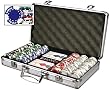 New 300 Real Clay 11.5 gram Crown Wheatear Casino Poker Chips Set