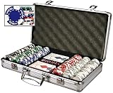 New 300 Real Clay 11.5 gram Crown Wheatear Casino Poker Chips Set