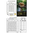 Bridge Tallies - Nibbles - (12 Pack) 2 & 3 Table Progessive