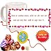 Send this lovely gift on this auspicious occasion of Raksha Bandhan for your dear brother and let him hear your unspoken hearty wishes