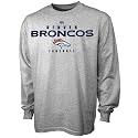 Denver Broncos Ash Critical Victory Long Sleeve T-shirt