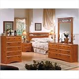 Appleton Headboard and Nightstand Set in Linus Pine Review