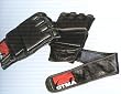 GTMA MMA Mixed Martial Arts Grappling Gloves - Black Leather
