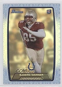 Bjoern Werner #3/99 Indianapolis Colts (Football Card) 2013 Bowman Prism #190