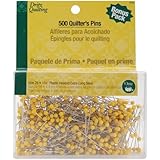 Dritz Size 1-3/4-Inch Quilting Quilter's Pins, 500-Pack