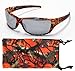 Camouflage Sunglasses Brown Orange White Camo Fishing Hunting Free Micorfiber Bag