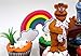 Sesame Street MUPPETS 10 Piece Birthday CUPCAKE Topper Set, Featuring Muppets Figures and Decorative Themed Accessories - Figures Average 2