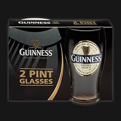 Guinness Cream Label Pint Glass 2pk